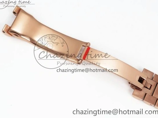 MiroTime 0321 ZipUp Day Date 36 RG TWSF Best Edition Blue Roman Diamonds Dial Diamonds Bezel on RG Bracelet A 1607